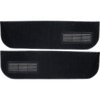 T1548401 1973-74 Chevrolet/GMC Truck; Carpet Door Panel Inserts; w/ Cardboard Backing; w/Vents; 2-Piece; Loop; Black - image 2