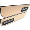 T1548401 1973-74 Chevrolet/GMC Truck; Carpet Door Panel Inserts; w/ Cardboard Backing; w/Vents; 2-Piece; Loop; Black - image 3