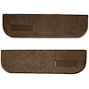T1548418 1973-74 Chevrolet/GMC Truck; Carpet Door Panel Inserts; w/ Cardboard Backing; w/Vents; 2-Piece; Loop; Dark Saddle - image 1