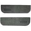 T1548435 1973-74 Chevrolet/GMC Truck; Carpet Door Panel Inserts; w/ Cardboard Backing; w/Vents; 2-Piece; Loop; Gunmetal Gray - image 1