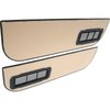 T1548601 Carpet Door Panel Inserts for 1974-87 Chevy/GMC Trucks [Black] - image 3