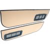 T1548612 1974-87 Chevrolet/GMC Truck; Carpet Door Panel Inserts; w/ Cardboard Backing; w/ Vents; 2-Piece; Cutpile; Dark Blue - image 3