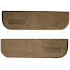 T1548618 Carpet Door Panel Inserts 1974-87 Chevrolet/GMC Truck; With Cardboard Backing; With Vents; 2-Piece; Cutpile; Saddle - image 1