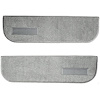 T1548623 1974-87 Chevrolet/GMC Truck; Carpet Door Panel Inserts; w/ Cardboard Backing; w/ Vents; 2-Piece; Cutpile; Silver - image 1