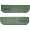 T1548648 1974-87 Chevrolet/GMC Truck; Carpet Door Panel Inserts; w/ Cardboard Backing; w/ Vents; 2-Piece; Cutpile; Willow Green - image 1