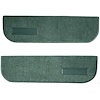 T1548650 1974-87 Chevrolet/GMC Truck; Carpet Door Panel Inserts; w/ Cardboard Backing; w/ Vents; 2-Piece; Cutpile; Light Jade Gr - image 1