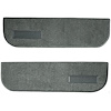 T1548656 1974-87 Chevrolet/GMC Truck; Carpet Door Panel Inserts; w/ Cardboard Backing; w/ Vents; 2-Piece; Cutpile; Dove Gray - image 1
