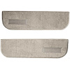 T1548668 1974-87 Chevrolet/GMC Truck; Carpet Door Panel Inserts; w/ Cardboard Backing; w/ Vents; 2-Piece; Cutpile; Silver - image 1