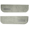 T1548692 1974-87 Chevrolet/GMC Truck; Carpet Door Panel Inserts; w/ Cardboard Backing; w/ Vents; 2-Piece; Cutpile; Almond - image 1