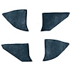 T1549112 1974-91 Chevrolet/GMC Truck; Carpet Kick Panel Inserts; w/o Cardboard Backing; Cutpile; Dark Blue - image 1