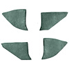 T1549150 1974-91 Chevrolet/GMC Truck; Carpet Kick Panel Inserts; w/o Cardboard Backing; Cutpile; Light Jade Green - image 1
