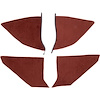 T1549158 1974-91 Chevrolet/GMC Truck; Carpet Kick Panel Inserts; w/o Cardboard Backing; Cutpile; Maple / Canyon - image 1
