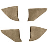 T1549159 1974-91 Chevrolet/GMC Truck; Carpet Kick Panel Inserts; w/o Cardboard Backing; Cutpile; Cognac - image 1