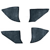 T1549165 1974-91 Chevrolet/GMC Truck; Carpet Kick Panel Inserts; w/o Cardboard Backing; Cutpile; Midnight Blue - image 1
