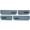 T1549284 1973-74 Chevrolet/GMC Suburban; Carpet Door Panel Inserts; w/Vents; w/ Cardboard Backing; 4-Piece; Loop; Medium Blue - image 1