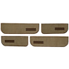 T1549418 1974-87 Chevrolet/GMC Crew Cab Truck; Carpet Door Panel Inserts; w/ Cardboard Backing; w/ Vents; 4-Piece; Cutpile; Sadd - image 1