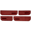 T1549421 1974-87 Chevrolet/GMC Crew Cab Truck; Carpet Door Panel Inserts; w/ Cardboard Backing; w/ Vents; 4-Piece; Cutpile; Oxbl - image 1