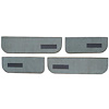 T1549425 1974-87 Chevrolet/GMC Crew Cab Truck; Carpet Door Panel Inserts; w/ Cardboard Backing; w/ Vents; 4-Piece; Cutpile; Medi - image 1