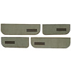 T1549428 1974-87 Chevrolet/GMC Crew Cab Truck; Carpet Door Panel Inserts; w/ Cardboard Backing; w/ Vents; 4-Piece; Cutpile; Medi - image 1