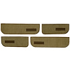 T1549437 1974-87 Chevrolet/GMC Crew Cab Truck; Carpet Door Panel Inserts; w/ Cardboard Backing; w/ Vents; 4-Piece; Cutpile; Buck - image 1