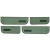 T1549448 1974-87 Chevrolet/GMC Crew Cab Truck; Carpet Door Panel Inserts; w/ Cardboard Backing; w/ Vents; 4-Piece; Cutpile; Will - image 1