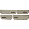 T1549452 1974-87 Chevrolet/GMC Crew Cab Truck; Carpet Door Panel Inserts; w/ Cardboard Backing; w/ Vents; 4-Piece; Cutpile; Cara - image 1