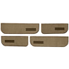 T1549459 1974-87 Chevrolet/GMC Crew Cab Truck; Carpet Door Panel Inserts; w/ Cardboard Backing; w/ Vents; 4-Piece; Cutpile; Cogn - image 1