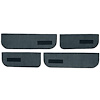 T1549476 1974-87 Chevrolet/GMC Crew Cab Truck; Carpet Door Panel Inserts; w/ Cardboard Backing; w/ Vents; 4-Piece; Cutpile; Blue - image 1