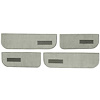 T1549492 1974-87 Chevrolet/GMC Crew Cab Truck; Carpet Door Panel Inserts; w/ Cardboard Backing; w/ Vents; 4-Piece; Cutpile; Almo - image 1