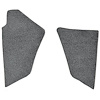 T1551647 1988-99 Chevrolet/GMC Truck; Carpet Kick Panel Inserts; w/o Cardboard; Cutpile; Dark Gray - image 1