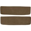 T1552317 1955-59 Chevrolet/GMC Truck; Carpet Door Panel Inserts; w/o Cardboard Backing; 2-Piece; Loop; Medium Saddle - image 2