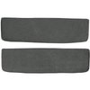 T1552335 1955-59 Chevrolet/GMC Truck; Carpet Door Panel Inserts; w/o Cardboard Backing; 2-Piece; Loop; Gunmetal Gray - image 2