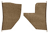 T1552417 1955-59 Chevrolet/GMC Truck; Carpet Kick Panel Inserts; w/o Cardboard Backing; Loop; Medium Saddle - image 1