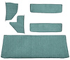 T1552506 1955-59 Chevrolet/GMC Truck; Carpet Accessory Kit; w/ Rear Cab Wall, Door & Kick Panels; Loop; Aqua - image 1