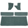 T1552506 1955-59 Chevrolet/GMC Truck; Carpet Accessory Kit; w/ Rear Cab Wall, Door & Kick Panels; Loop; Aqua - image 2