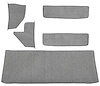T1552535 1955-59 Chevrolet/GMC Truck; Carpet Accessory Kit; w/ Rear Cab Wall, Door & Kick Panels; Loop; Gunmetal Gray - image 1