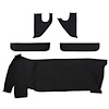 T1558001 1967-72 Chevrolet/GMC Truck; Carpet Accessory Kit; w/ Gas Tank, Door & Kick Panels; Loop; Black - image 1