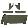 T1558014 1967-72 Chevrolet/GMC Truck; Carpet Accessory Kit; w/ Gas Tank, Door & Kick Panels; Loop; Moss Green - image 1