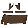 T1558018 1967-72 Chevrolet/GMC Truck; Carpet Accessory Kit; w/ Gas Tank, Door & Kick Panels; Loop; Dark Saddle - image 1