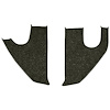 T1558638 1967-72 Chevrolet/GMC Truck; Carpet Kick Panel Inserts; w/ Cardboard Backing; Loop; Dark Olive Green - image 1