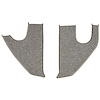 T1558644 1967-72 Chevrolet/GMC Truck; Carpet Kick Panel Inserts; w/ Cardboard Backing; Loop; Fawn Sandalwood - image 1