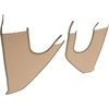 T1558644 1967-72 Chevrolet/GMC Truck; Carpet Kick Panel Inserts; w/ Cardboard Backing; Loop; Fawn Sandalwood - image 3