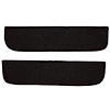 T1558701 1967-72 Chevrolet/GMC Truck; Carpet Door Panel Inserts; w/ Cardboard Backing; 2-Piece; Loop; Black - image 1