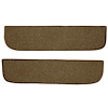 T1558705 1967-72 Chevrolet/GMC Truck; Carpet Door Panel Inserts; w/ Cardboard Backing; 2-Piece; Loop; Gold - image 1