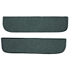 T1558706 1967-72 Chevrolet/GMC Truck; Carpet Door Panel Inserts; w/ Cardboard Backing; 2-Piece; Loop; Aqua - image 1