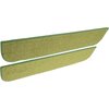 T1558714 1967-72 Chevrolet/GMC Truck; Carpet Door Panel Inserts; w/ Cardboard Backing; 2-Piece; Loop; Moss Green - image 2