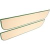 T1558714 1967-72 Chevrolet/GMC Truck; Carpet Door Panel Inserts; w/ Cardboard Backing; 2-Piece; Loop; Moss Green - image 4