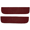 T1558715 1967-72 Chevrolet/GMC Truck; Carpet Door Panel Inserts; w/ Cardboard Backing; 2-Piece; Loop; Maroon - image 1