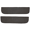 T1558735 1967-72 Chevrolet/GMC Truck; Carpet Door Panel Inserts; w/ Cardboard Backing; 2-Piece; Loop; Gunmetal Gray - image 1