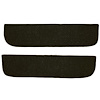 T1558738 1967-72 Chevrolet/GMC Truck; Carpet Door Panel Inserts; w/ Cardboard Backing; 2-Piece; Loop; Dark Olive Green - image 1